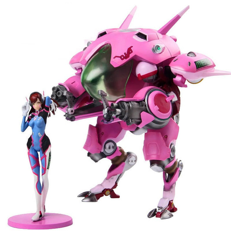 Фігурка XinHao Овервотч Дива з Мекою Overwatch D.va With Meka УЦЕНКА 24 см OW 21.177, фото 1