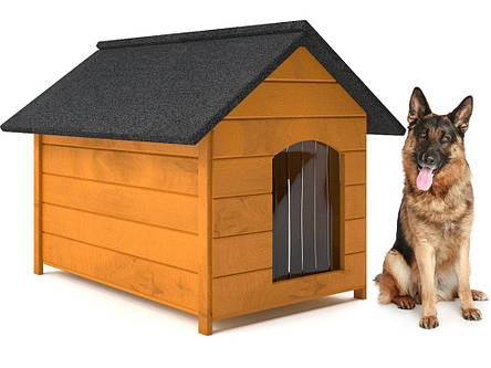 Будка для собаки з дерева, собача будка Dog Comfort XL — 104 х 74 х 90 см, фото 1