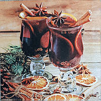 Серветка для декупажа 33х33см, НГС-11