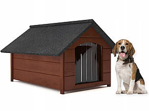 Будка для собаки з дерева, собача будка Dog Comfort L — 81 х 68 х 62 см, фото 1