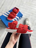 Сандалии Унисекс Adidas Adilette Sandals.Сандалии для мужчин и женщин Адидас Сандалс красные.Босоножки унисекс