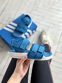 Сандалі Унісекс Adidas Adilette Sandals.Сандалі для чоловіків і жінок Адідас Сандалс блакитні.Босоніжки унісекс