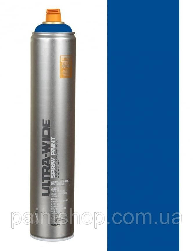 Аерозольна фарба Montana Ultra Wide Blue (Синій) 750 мл