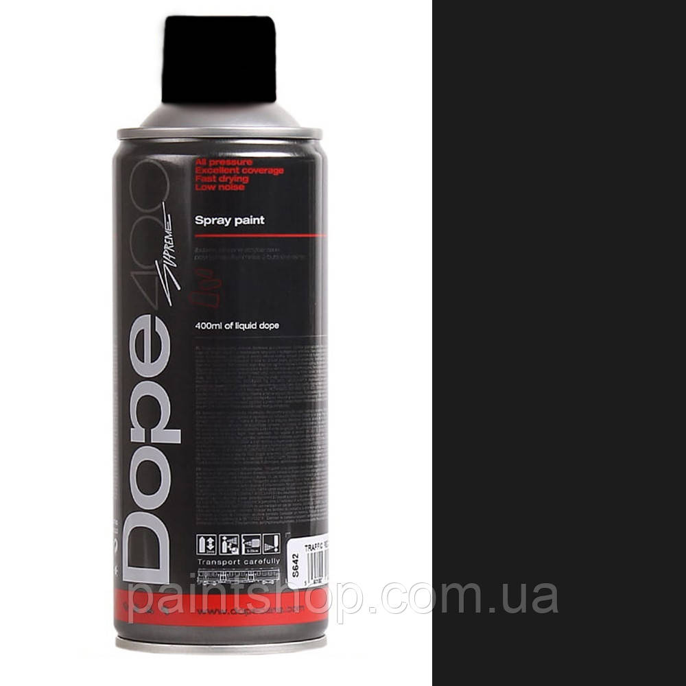 Аерозольна фарба Dope S 602 Black semimatt 400 мл