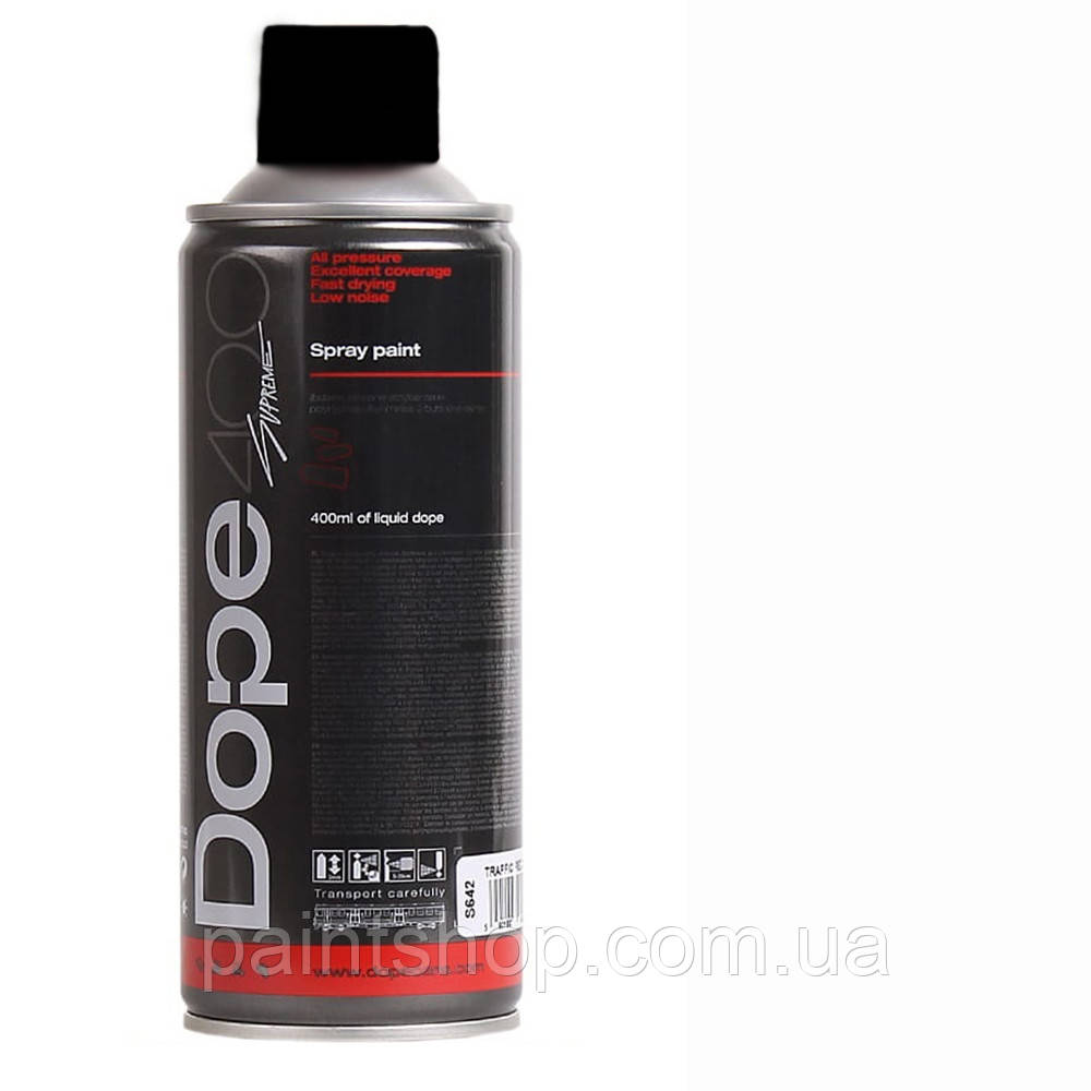 Аерозольна фарба Dope S 605 White semimatt 400 мл