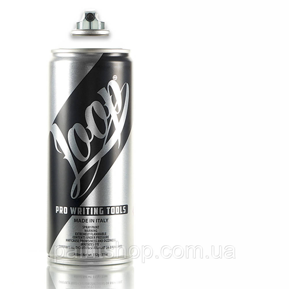 Аерозольна фарба Loop 101 White Gloss 400 мл