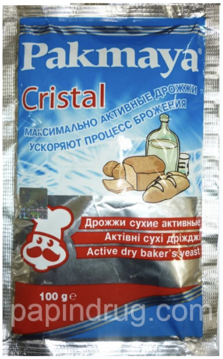 Дріжджі Pakmaya Cristal 100 г (Дріжджі Пакмая)