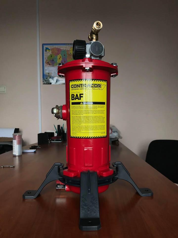 Фільтр дихання піскоструминника BAF-1 Contracor, двохпостовій