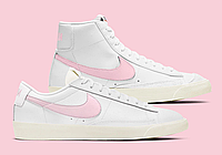 Nike Blazer White/Sail/Pink Foam - ретро модель в сучасному виконанні!