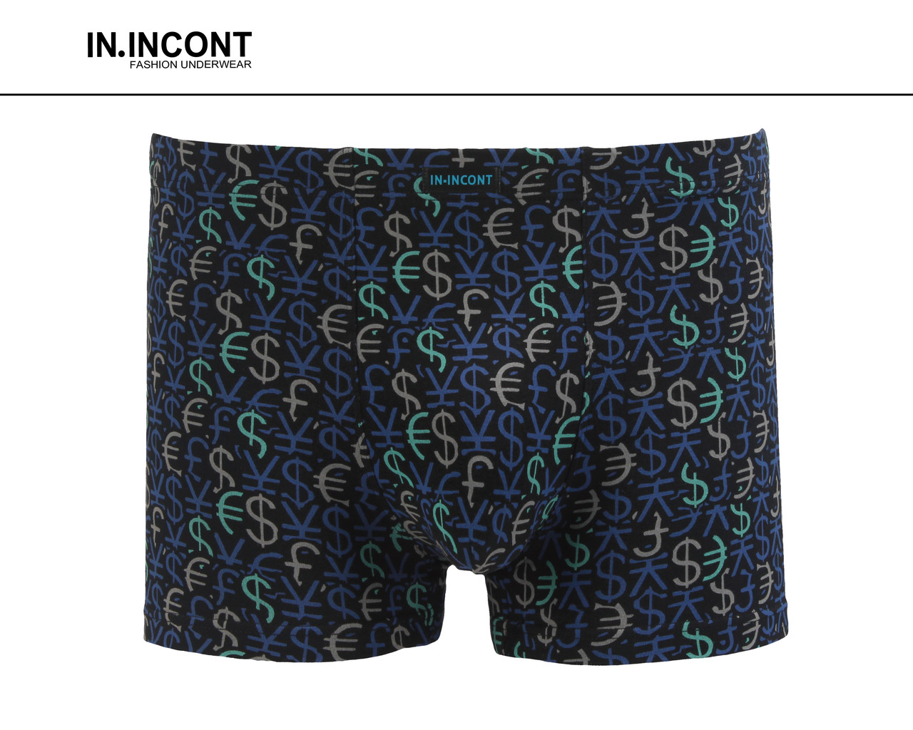 Чоловічі стрейчеві боксери бренду IN.INCONT Арт.9091