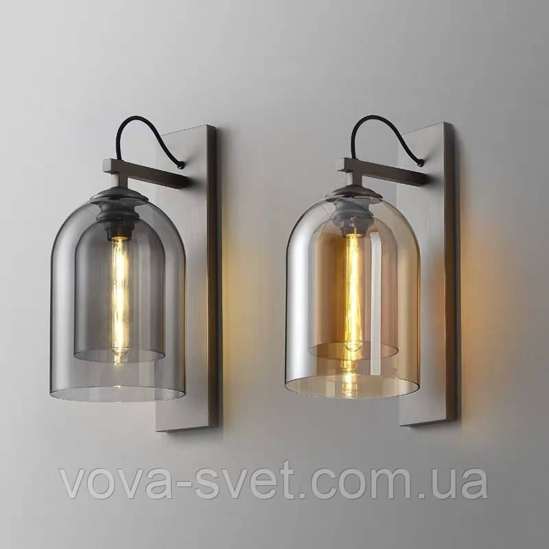 Бра LOFT  [ CAP ]  AMBER / BLACK