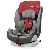 Автокрісло дитяче EL CAMINO Bristol ME 1080 Royal Red група 123 система isofix льон червоний **