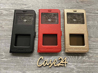 Шкіряний чохол-книжка Momax для Huawei Y6 2018 (3 кольори)