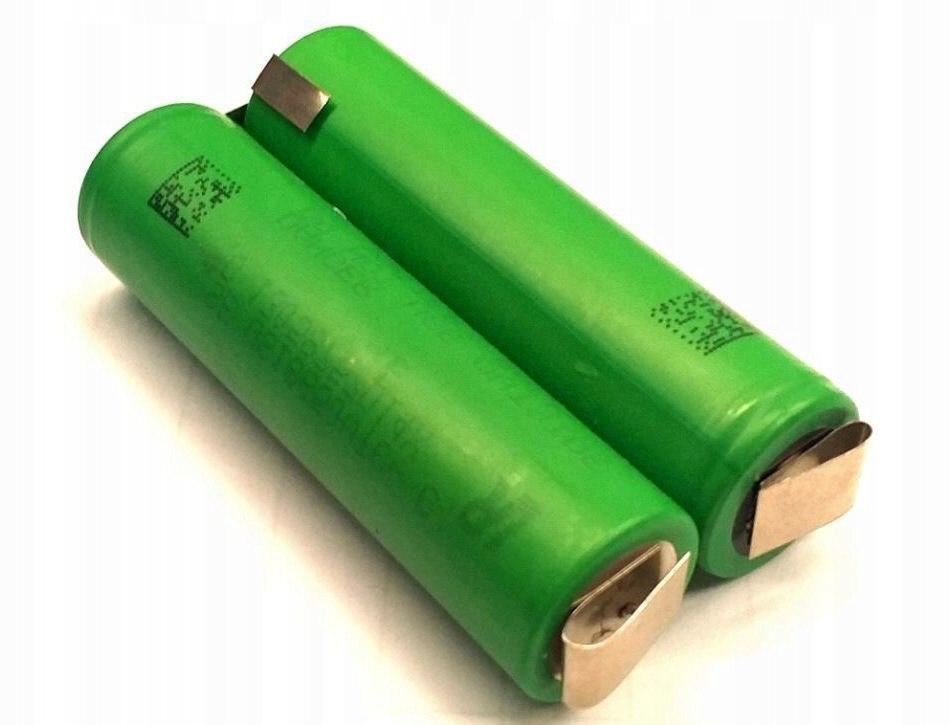 Акумуляторна збірка під пайку 7.4V 2600 mAh Li-ion 18650