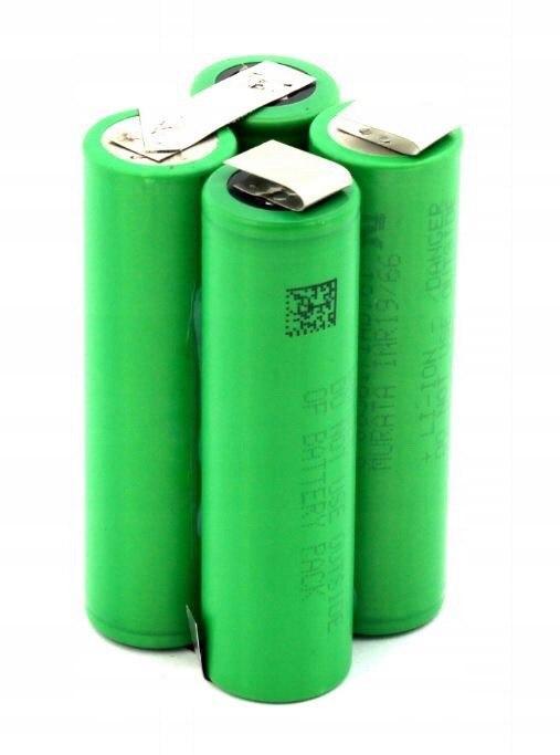 Акумуляторна збірка під пайку 14.4V 2600 mAh Li-ion 18650 квадрат