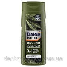 Чоловічий гель для душу з екстрактом конопель  Balea Men Spicy Hemp 3 in1 300 мл