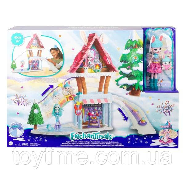 Енчантімалс Зимовий будиночок-шалє Кролика Беві і Джамп / Enchantimals Ski Chalet Playset