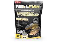 Прикормка Real Fish 1кг Рыболовная прикормка Линь-Карась (творог)