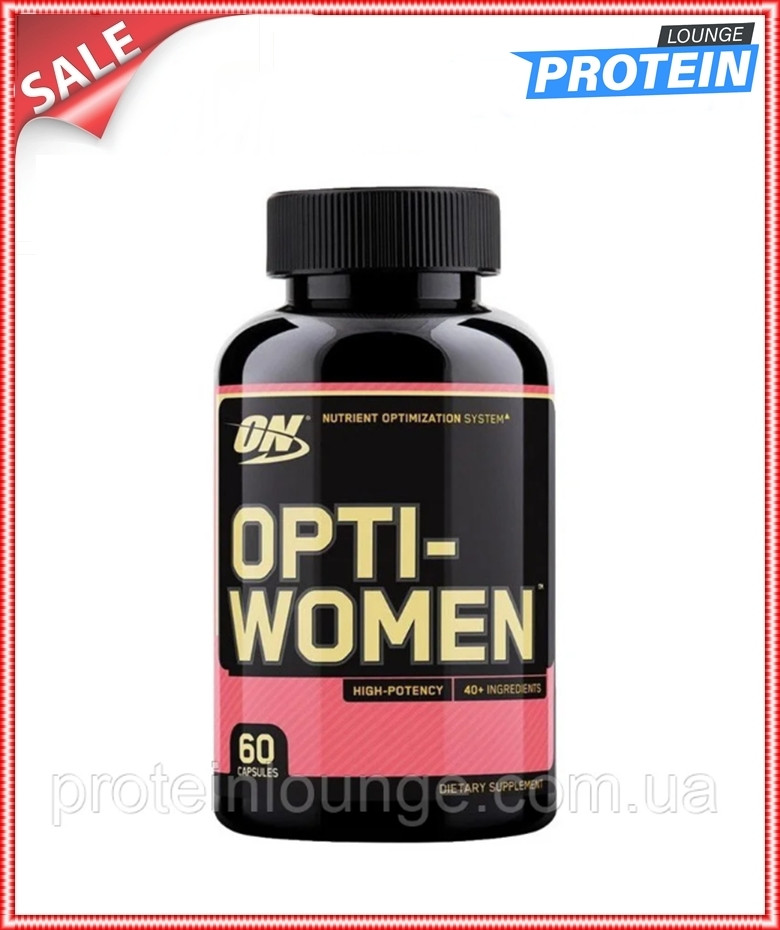 Комплекс витаминов и минералов для женщин Optimum Nutrition Opti-Women 60 caps США - фото 3 - id-p213432923