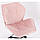 Перукарське крісло на пневматиці Hrove Form HR212K рожевий велюр чорні колеса, фото 5