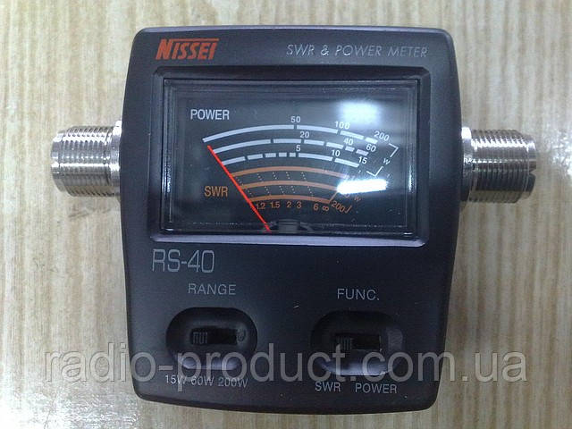 КСВ-метр и измеритель мощности NISSEI RS-40 - фото 1 - id-p14396384