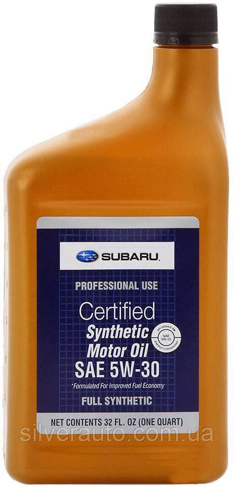 Моторное масло Subaru Motor Oil 5W-30 0,946л - фото 1 - id-p91646972