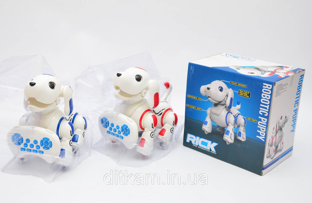 Інтерактивна іграшка Собака-робот з сенсором (ударостійкий пластик)
