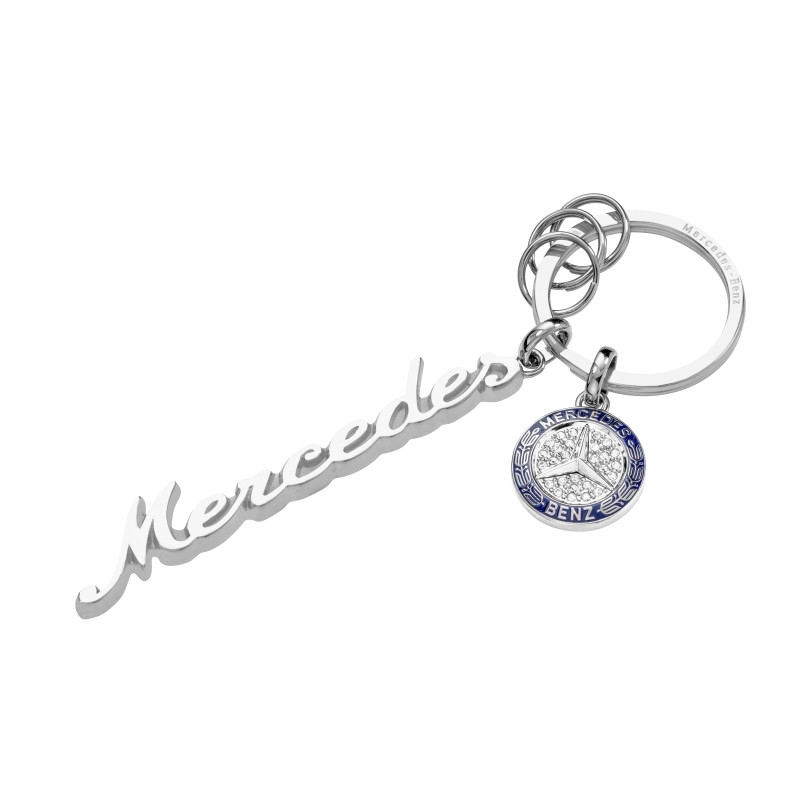 Брелок для ключів Mercedes-Benz Key Ring, Classic, Silver, артикул B66041675