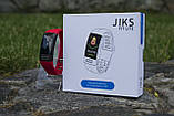 Розумний фітнес-браслет Jiks Fit lite з тонометром і ЕКГ (Червоний), фото 8
