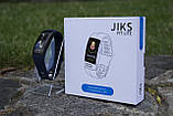 Розумний фітнес-браслет Jiks Fit lite з тонометром і ЕКГ (Синій), фото 7