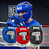 Боксерський шолом тренувальний PowerPlay 3068 PU + Amara Чорно-Зелений S, фото 10