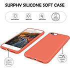 Чохол Silicone Case full для iPhone 7 Orange жовтогарячий (айфон 7), фото 5