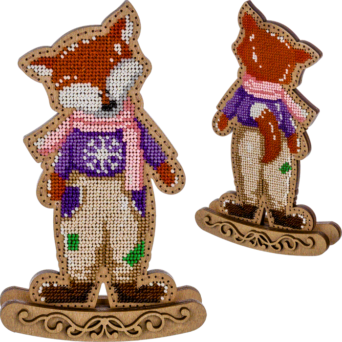 Набір для вишивання бісером для дерева Лис  FLK-291