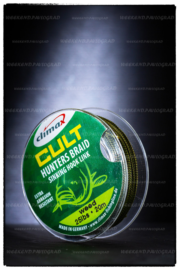 Поводочний матеріал Climax CULT Hunters Braid 25 lb 20м, фото 1