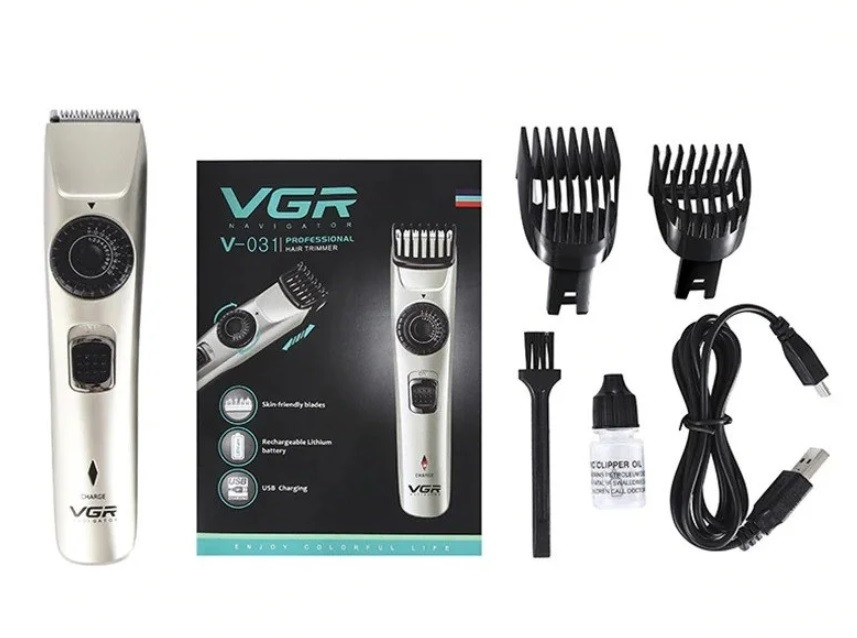 Машинка для стриження волосся VGR V-031, фото 1