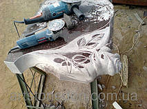 Пам'ятник з граніту Хрест і троянда 2