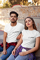 Парные футболки для парня и девушки "Кохаю"