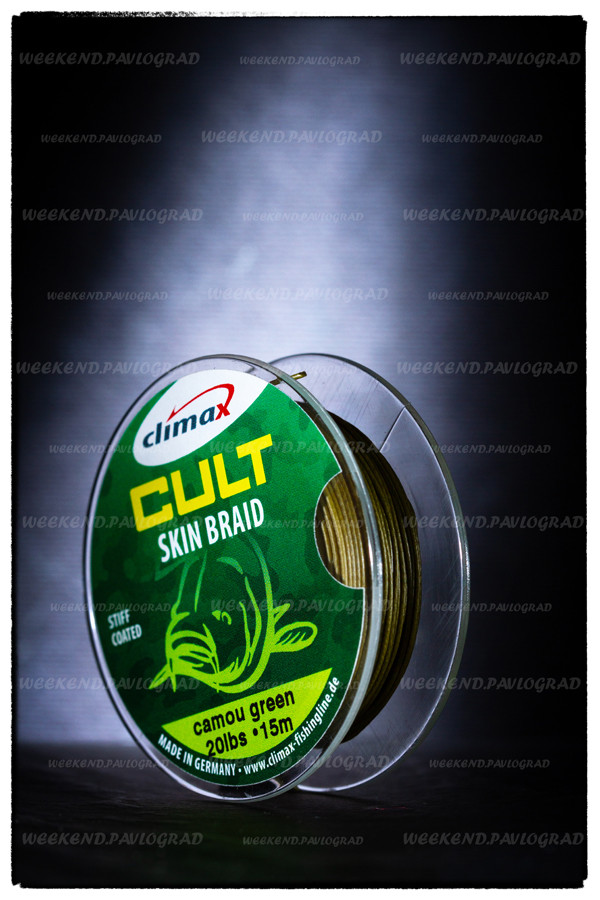 Поводочний матеріал Climax CULT Skin Braid 30 lb 15 м