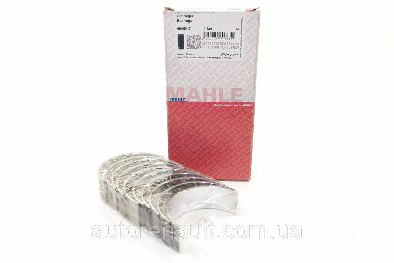 Вкладиші корінні Рено Трафік 2.5 DCI 03> [STD] Виробник: MAHLE - 021 HS 20297 000, фото 1