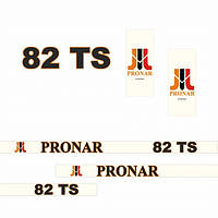 Комплект наклеек (эмблема) Пронар Pronar 82 TS