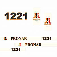 Комплект наклеек (эмблема) Пронар Pronar 1221