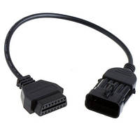 Перехідник opel 10pin на 16pin obd2