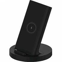 Бездротове ЗУ Xiaomi Vertical Wireless Charger Stand 20W (WPC02M/GDS4130CN), фото 3