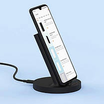 Бездротове ЗУ Xiaomi Vertical Wireless Charger Stand 20W (WPC02M/GDS4130CN), фото 2
