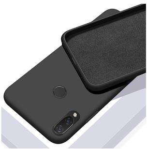 Чохол Silicone Case для Xiaomi Redmi Note 7 Black чорний (ксиоми сяоми редмі нот 7)