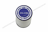 Galaces 0.60 мм светло-серая (S022) нить круглая плетеная из 8 нитей вощёная по коже