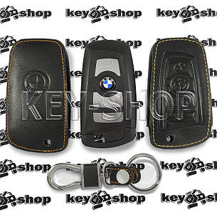 Чохол (шкіряний) для смарт ключа BMW (БМВ) 4 кнопки, фото 2