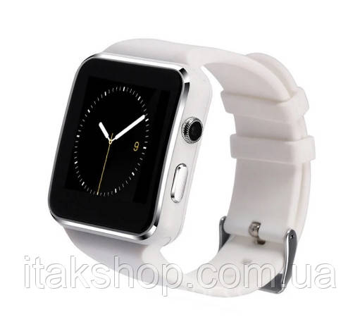 Розумні годинник Smart Watch X6 white