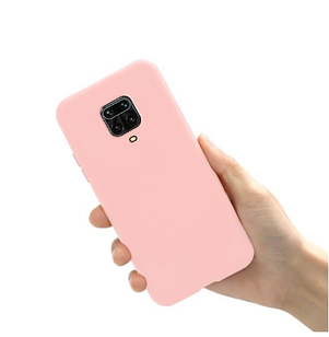 Чохол силіконовий для Xiaomi Redmi Note 9s рожевий (сіромі редмі нот 9с)