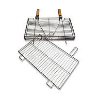 Решетка (сетка) для гриля, мангала, барбекю (300х500х55 мм), пищевая нержавейка